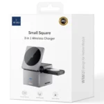 WIWU Wi-W030 3-in-1 Wireless Charging Stand - Image 5