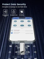 MOVE SPEED 128GB-512GB Apple MFi Program Flash Drive Lightning/Type C for iPhone ipad - Image 4